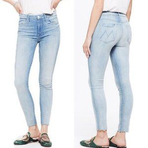 Mother | The Looker High Waist Ankle Fray Jeans